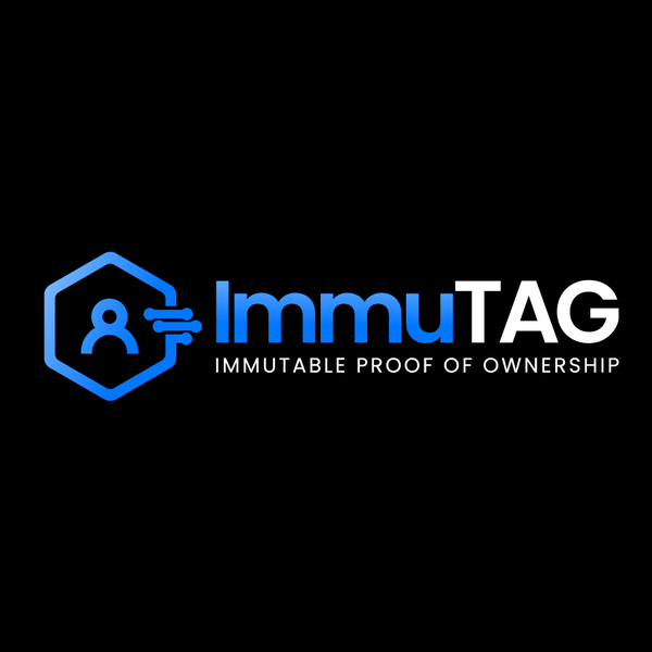 ImmuTAG • Modern Tech Identity Logo