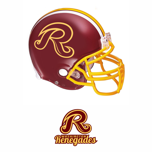 Community Contest: Rebrand the Washington Redskins  Design by y.o.p.i.e