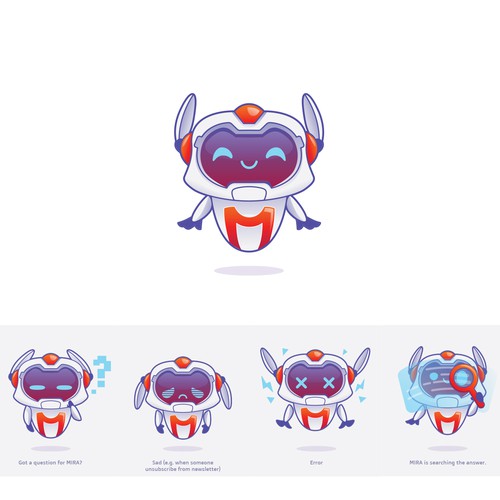 Diseño de Looking for a friendly robot mascot design for our microfinance app! de ddsincos