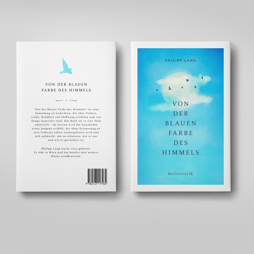 Designs "Of the Blue Color of The Sky" Book cover for a collection