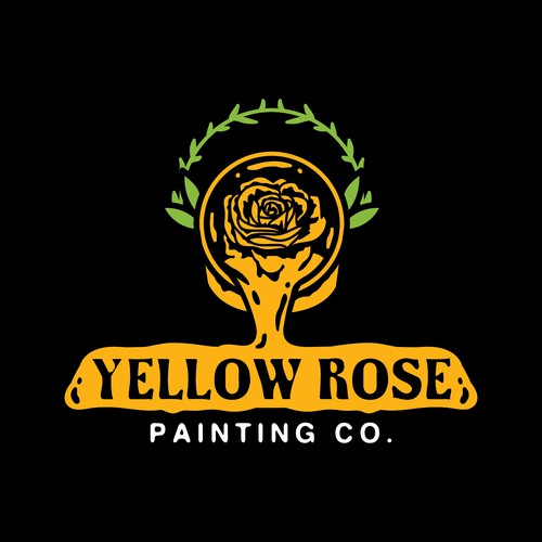 We need a yellow rose logo that conveys rugged sophistication! Design by lukmansatriyar