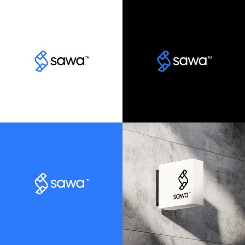 Sawa logo design Diseño de HueblendStudios