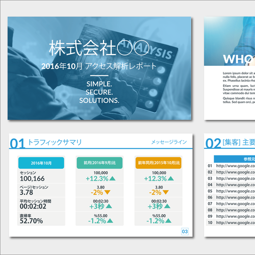 PowerPoint template contest entry by DolphinArt