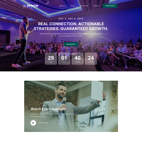 Event Website Design Needed for Wordpress Design by CatLogic