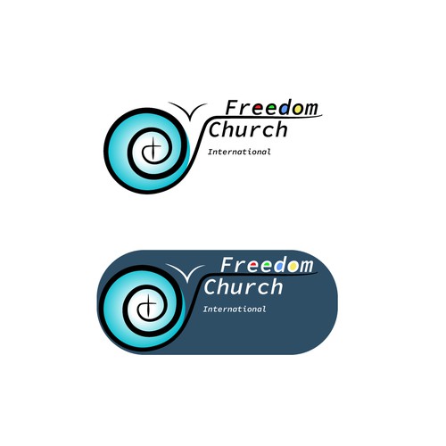 Freedom Church Logo Design Design by VeronikaTsurkan