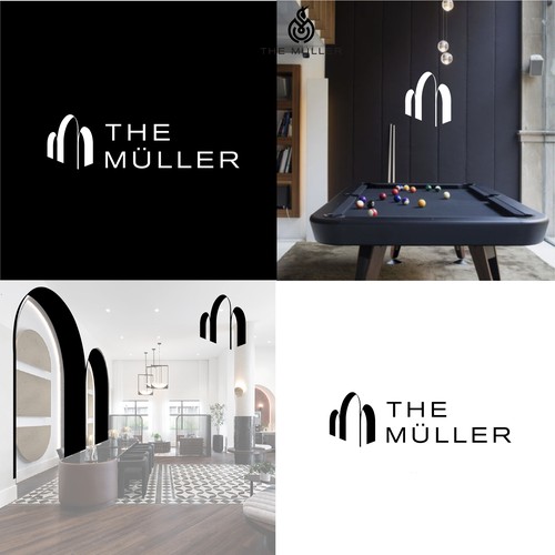 Want a challenge? Use the umlaut  - create a luxury logo for an apt building – The Müller Diseño de S.H Designs