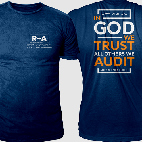 We need a t-shirt for a modern, accounting firm who Audits Non-Profits Design by RenzWa