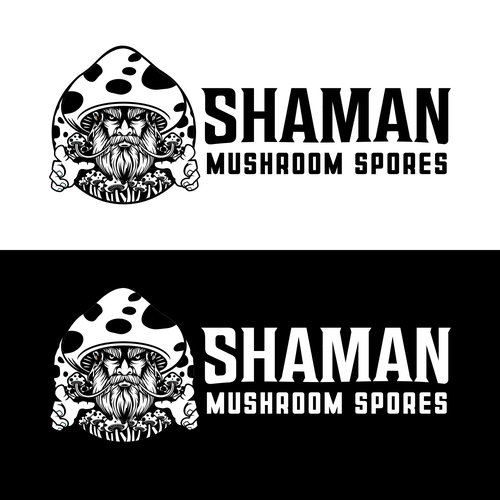 Magic mushroom spore logo for e-commerce business Design by VOLVE