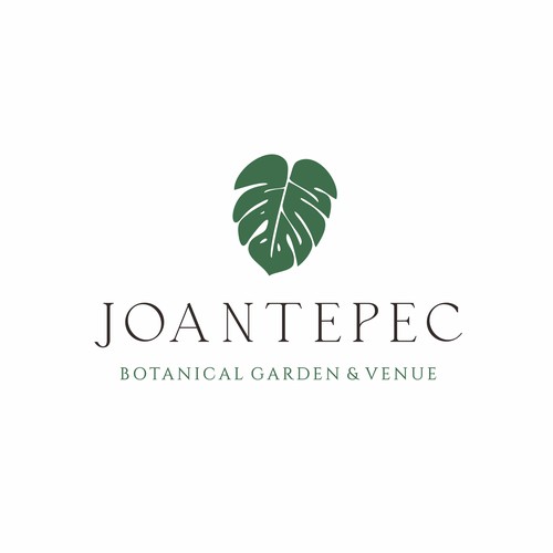 Botanical garden & Venue Logo creation (we would like to use the leaf as a cut out on a steel plaque (with holes in the  Design by Vic People Studio