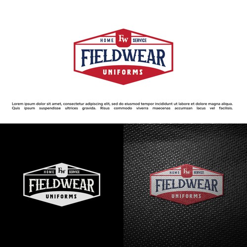 Logo for home service uniform company Diseño de Arif Huda Ir