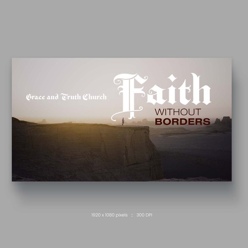 Faith Without Borders Sermon Series Design by P I X 3 L