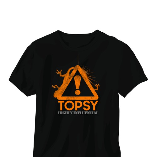 T-shirt for Topsy Ontwerp door pepau kreatives