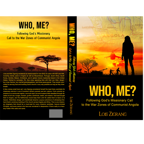 Create an Awesome Nonfiction Book Cover about a Missionary in War-Torn South Africa Design by migrande