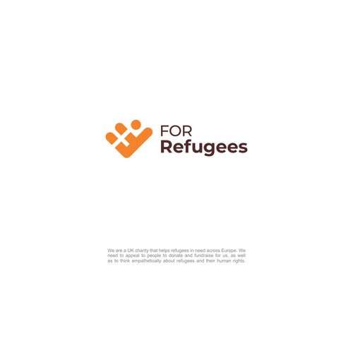 Design a modern new logo for a dynamic refugee charity Ontwerp door Insan_M