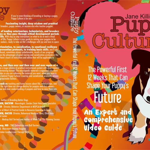 Create A Dvd Cover And Label For Our Creative Puppy Rearing And