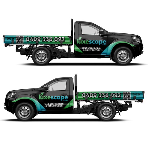 Design a luxury truck wrap for an innovative landscaping firm Design by ssrihayak