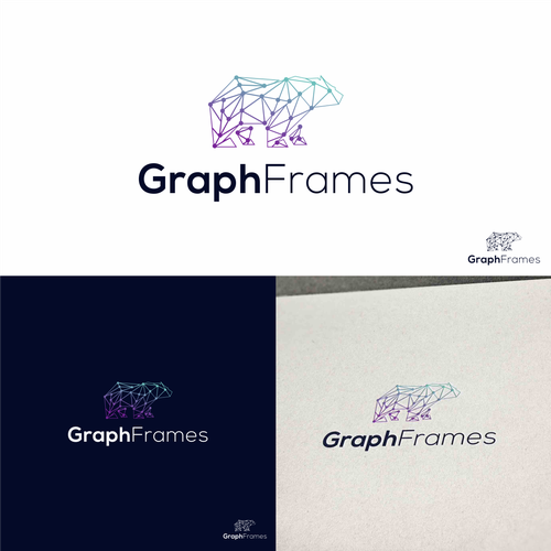 GraphFrames Logo - an open-source software project for big data networks Design by colorworks™