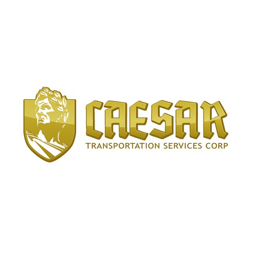 Implement caesar into a logo for transportation services. | Logo ...