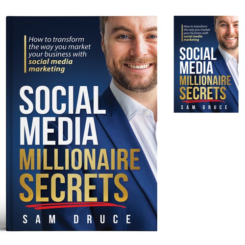 Design A Social Media Marketing Book Cover Being Sent to 500,000 in 10 days! Design by libzyyy