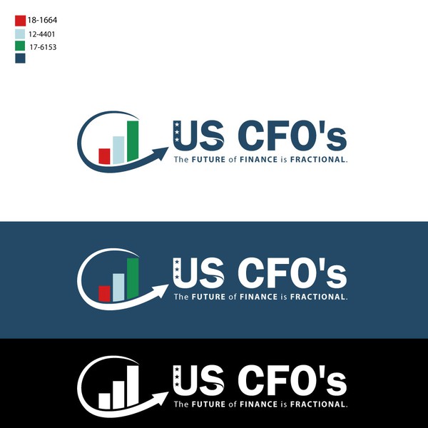 Future. finance and fractional logo 