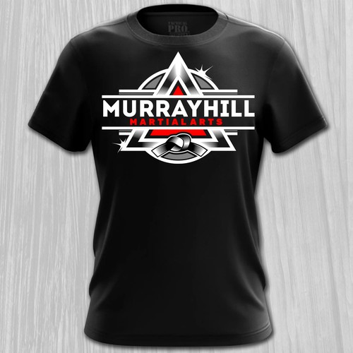 SUPER Cool T-shirt Design for Martial Arts School Design by Rosewood