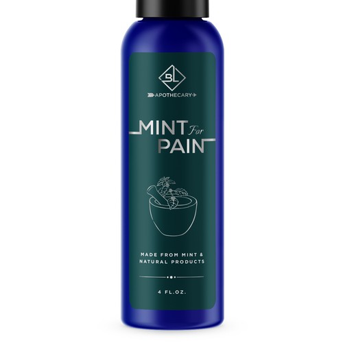 Pain Spray Label Design by Rifat_Jishan