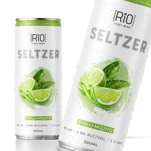 Wine Seltzer in Can design required! Design by UnderTheSea™