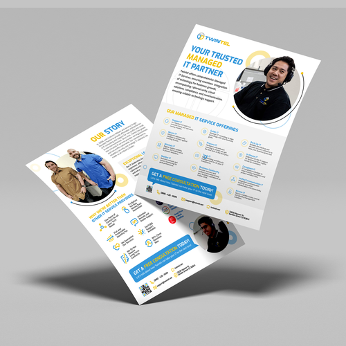 Twintel Service Advertisement Design by Isa.Osmar