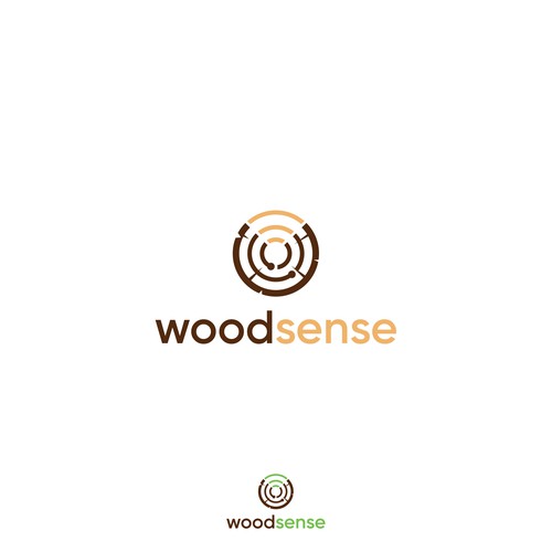 Sustainable tech logo needed for an IoT company working with wood construction Design by Lyna™