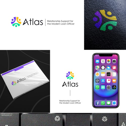 Designs Atlas CRM for Cherry Creek Logo & brand identity pack contest