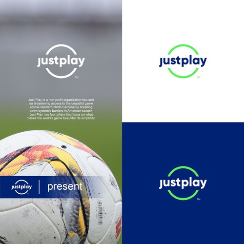 Minimalist logo for soccer non-profit Design by Tridvit Design