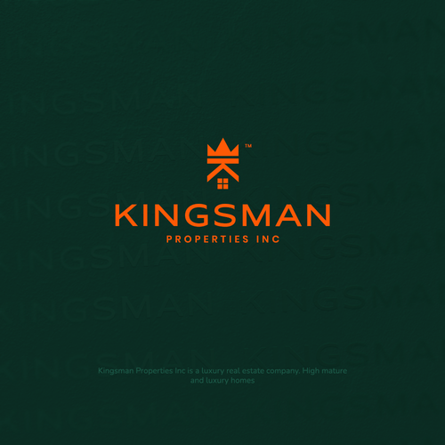 Kingsman Properties logo Design by Reverb Krafts