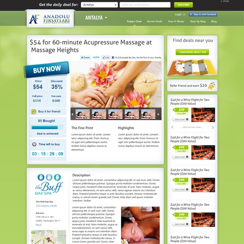 Web page design contest entry by ronation