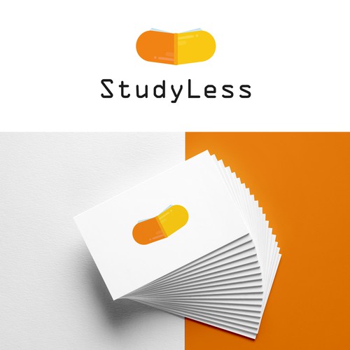"Ontwerp een gaaf logo voor StudyLess, het voedingssupplement voor studenten" winning 