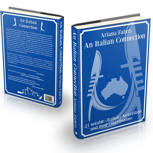 An Italian Connection: book cover design Diseño de AlxE