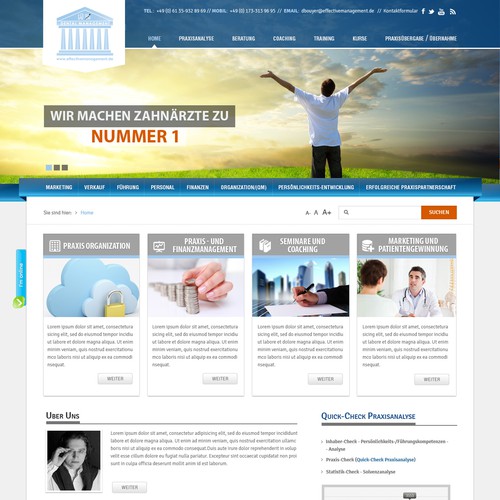 Web page design contest entry by anem