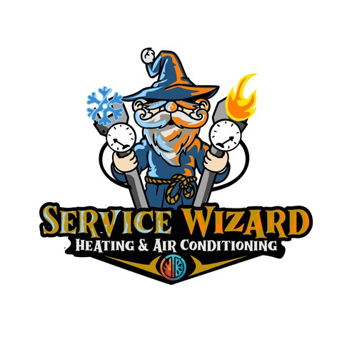 Service Wizard Logo Design by Deduder