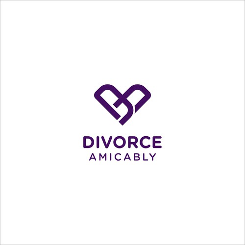 Logo for a new, healthy way for reasonable people to divorce Design von @GadjahDesign