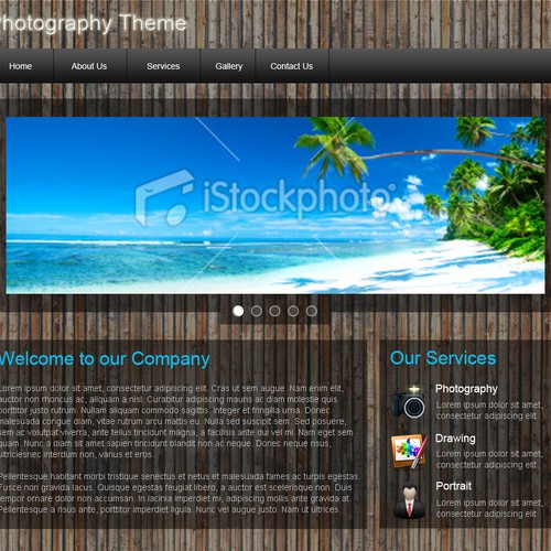 1-3 Page Website Template Design von TwitchDesign