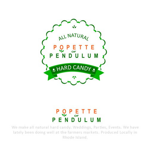 All Natural Hard Candy Company Logo design contest