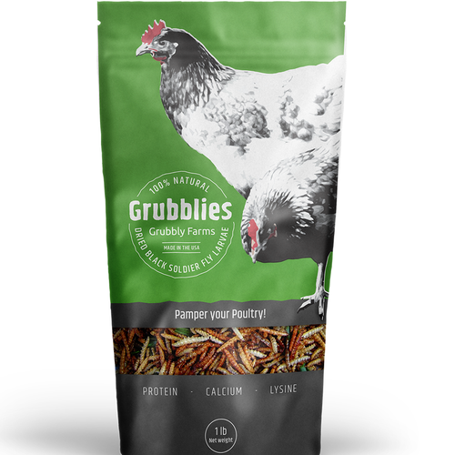 Awesome package needed for pet chicken treats! Design by markomavric