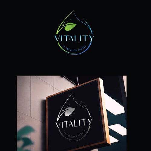 Logo for a luxury IV hydration spa Design by 123Graphics