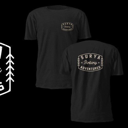 vintage bali jungle rafting Design by Sendisign