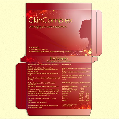 Box design for a advanced skin care supplement Design by OSSDesign
