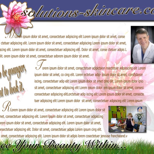 Website for Skin Care Company $225 Diseño de MelSgam