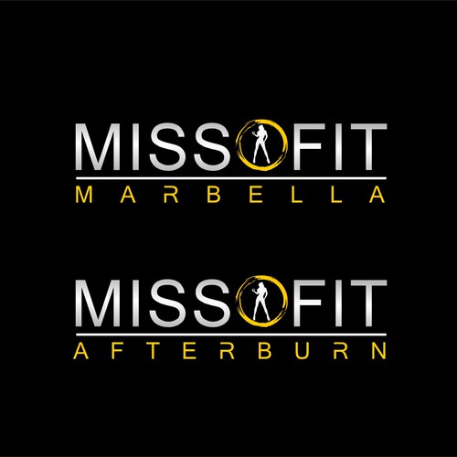 Create a strong woman´s only fitness logo for miss fit afterburn, Logo  design contest