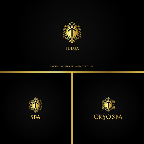 Oriental modern Logo for exclusive Fitness and Cryo Spa