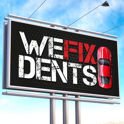 We Fix Dents banner Design by yudhistira99