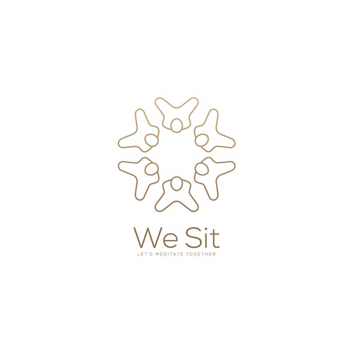 A logo to make people meditate together for a better world Design by Nglray