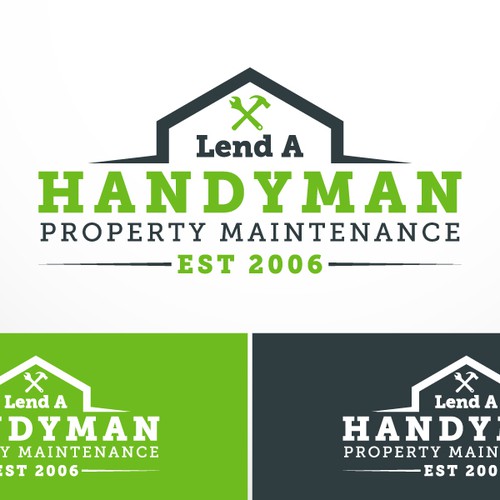 Logo Redesign For Lend A Handyman Property Maintenance Business